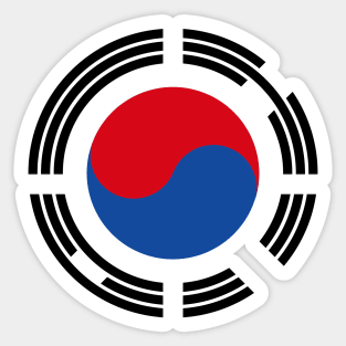 Korean Patriot Flag Series Sticker